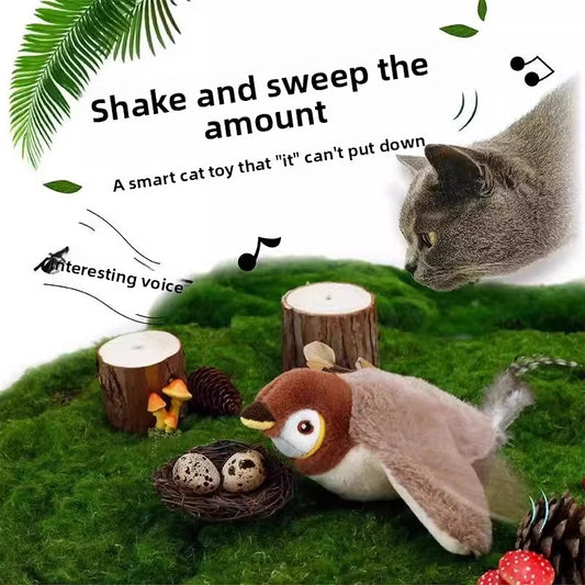 Ładowalna pluszowa kaczka z efektem dźwiękowym – towarzysz dla małych i średnich psów