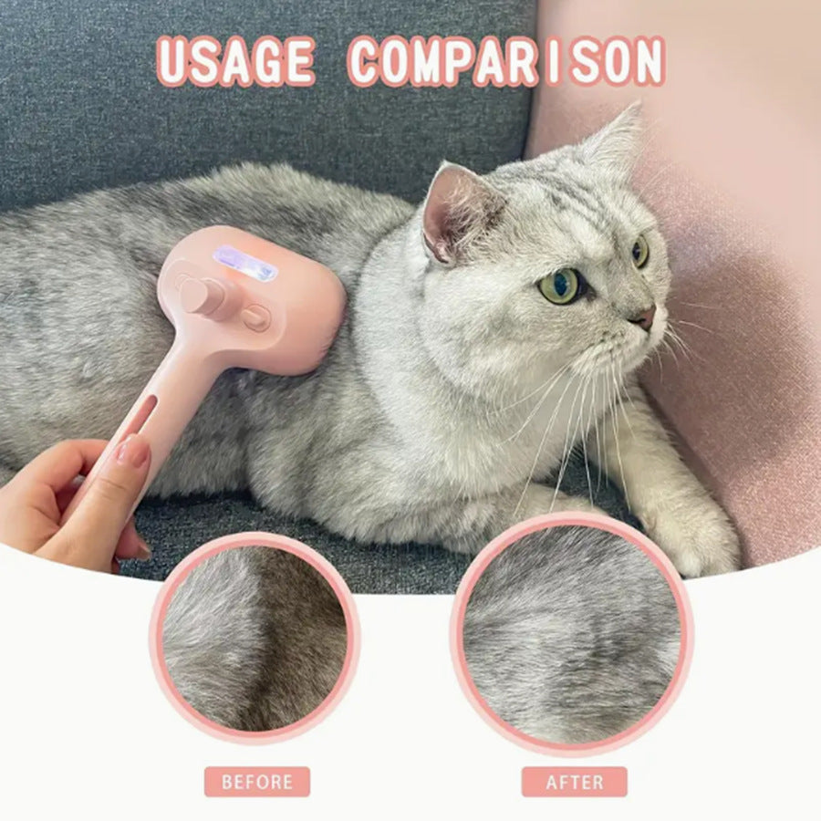 Szczotka pielęgnacyjna dla kota z mgiełką wodną