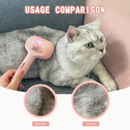 Szczotka pielęgnacyjna dla kota z mgiełką wodną