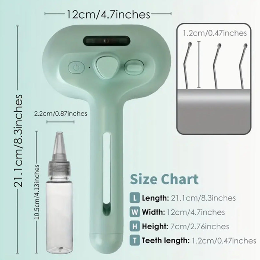 Szczotka pielęgnacyjna dla kota z mgiełką wodną