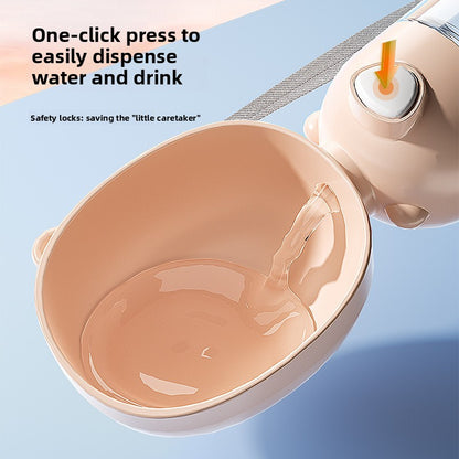 Przenośna butelka na wodę dla psa