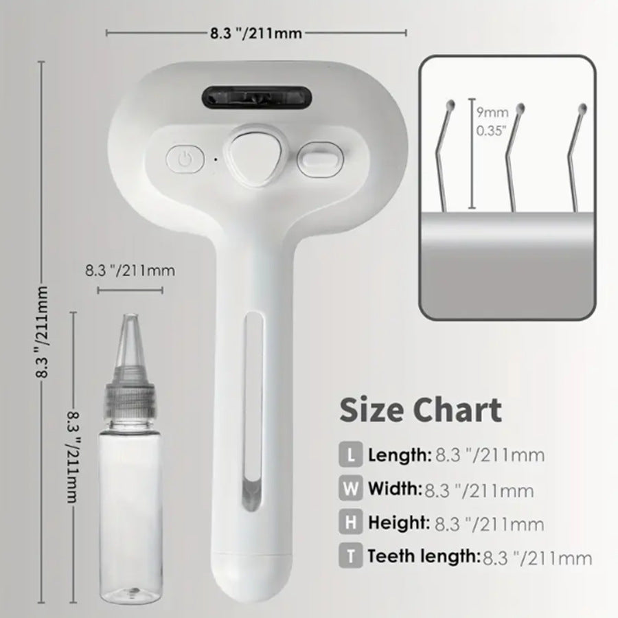 Szczotka pielęgnacyjna dla kota z mgiełką wodną